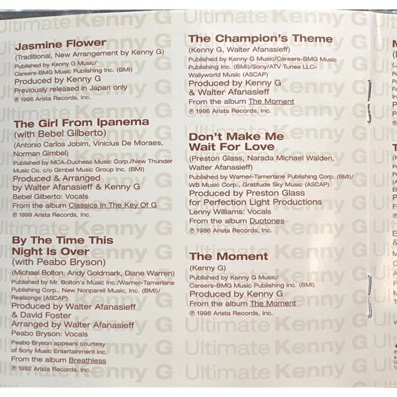 Ultimate Kenny G CD - Picture 7 of 12